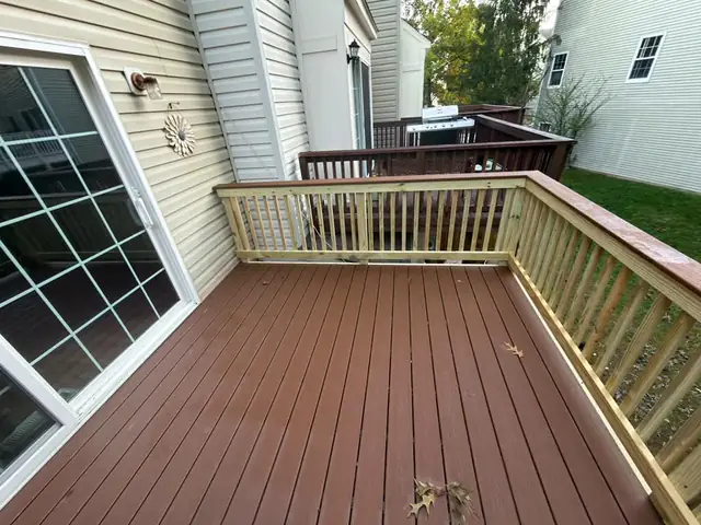 New deck construction by NobleHouse