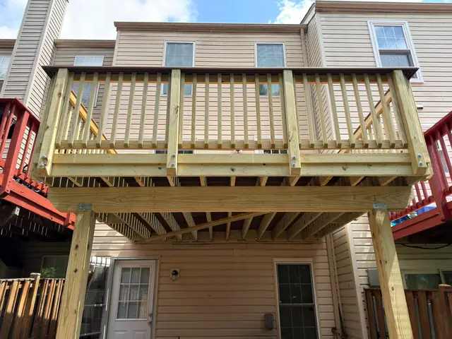 Elevated deck rebuild by NobleHouse